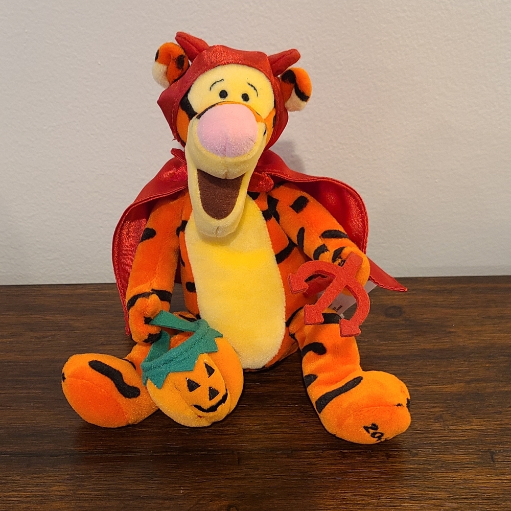 Disney Orange and Black Tigger Stuffed Animal
